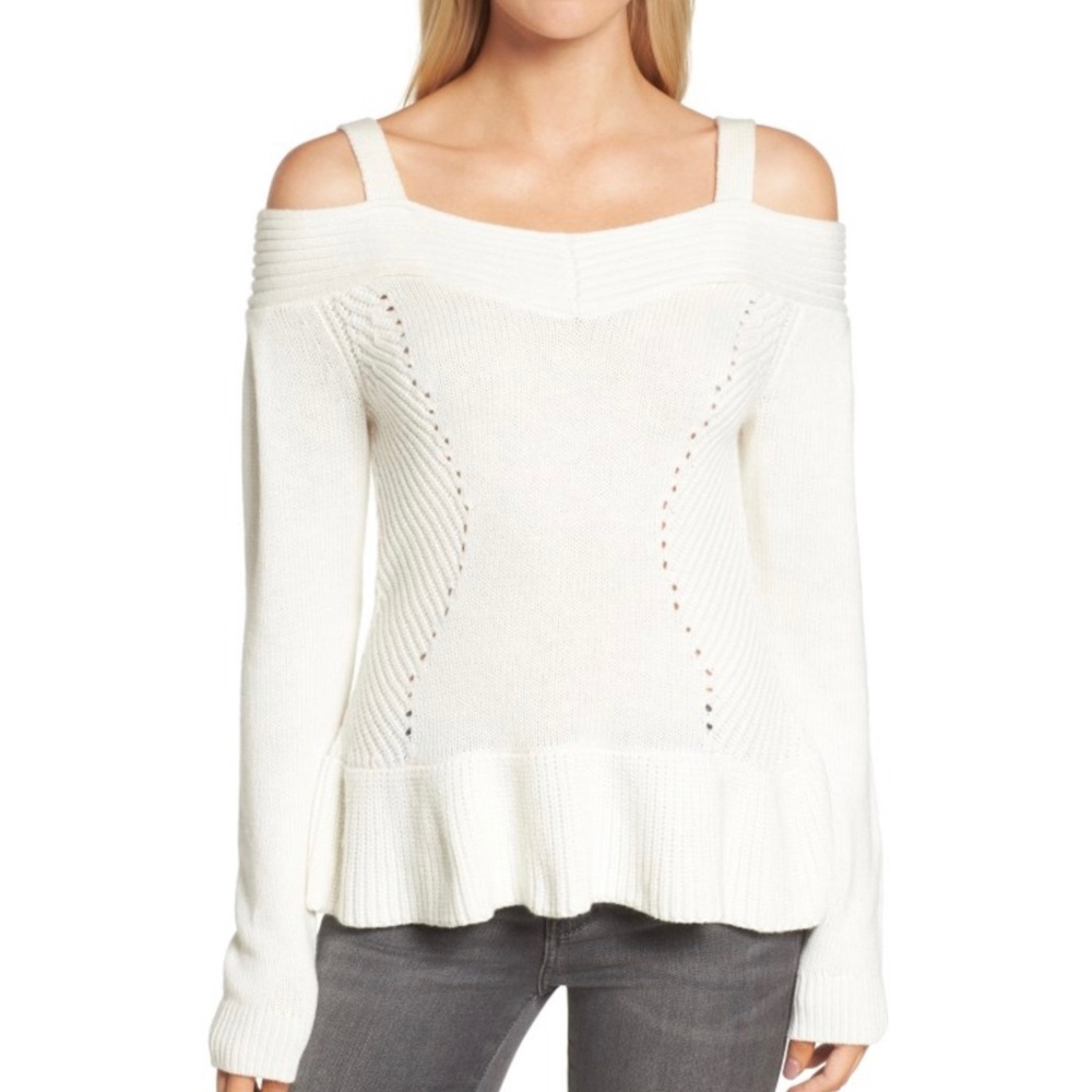 Chelsea28 Cold Shoulder Sweater